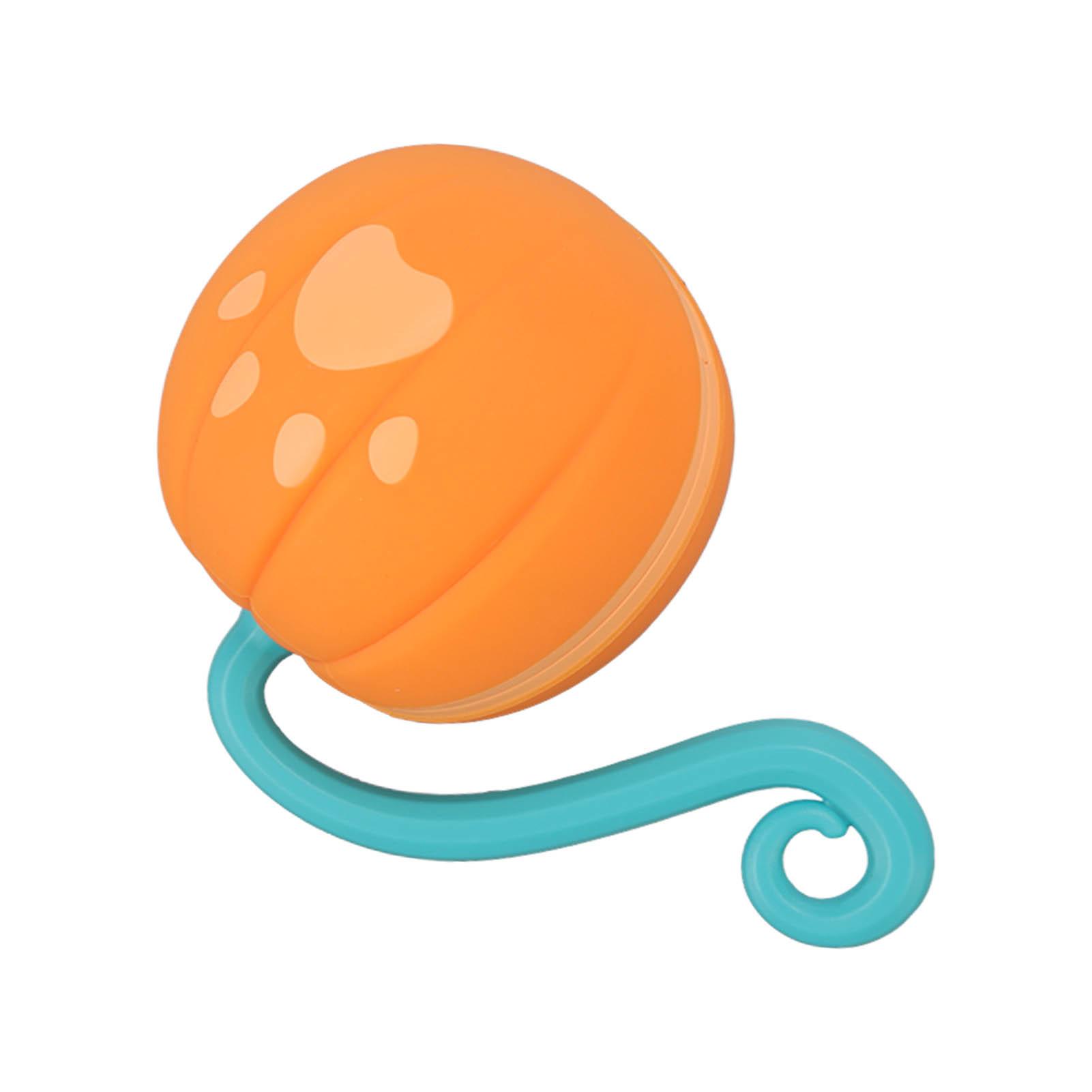 

Automatic Rolling Ball 2 Speed Smart LED Light Emitting Electric Interactive Cat Toy for Cats Pumpkin