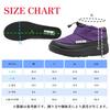 moz U 5683 Moc Winter Cold Fleece Size L Low-Cut Boots, Waterproof, Water-Repellent, Weather, Non-Slip, Lightweight, Padded, Lining, Quicklace, Purple,