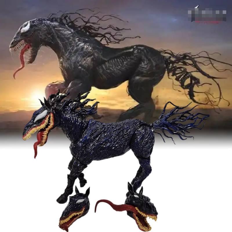 The Venom Last Dance Venom Horse Figurine Movie Model Toys Sculpture