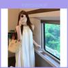 Summer Girl A Line Dress With 3d Pattern Polyester Sleeveless Tie Neck For Casual Wear