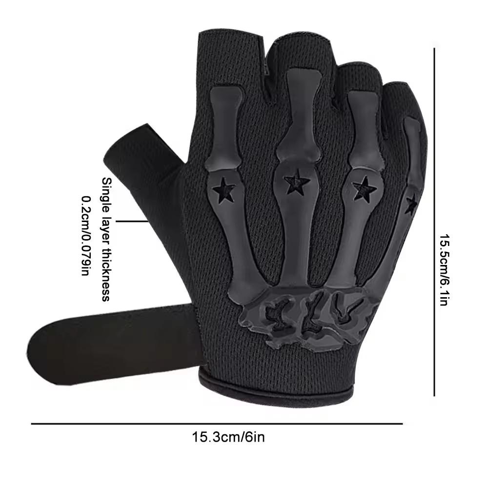 Outdoor Tactical Cycling Gloves for Men's Anti Slip Breathable Half Finger Gloves Bicycle Hiking Hiking Hunting Sports Gloves