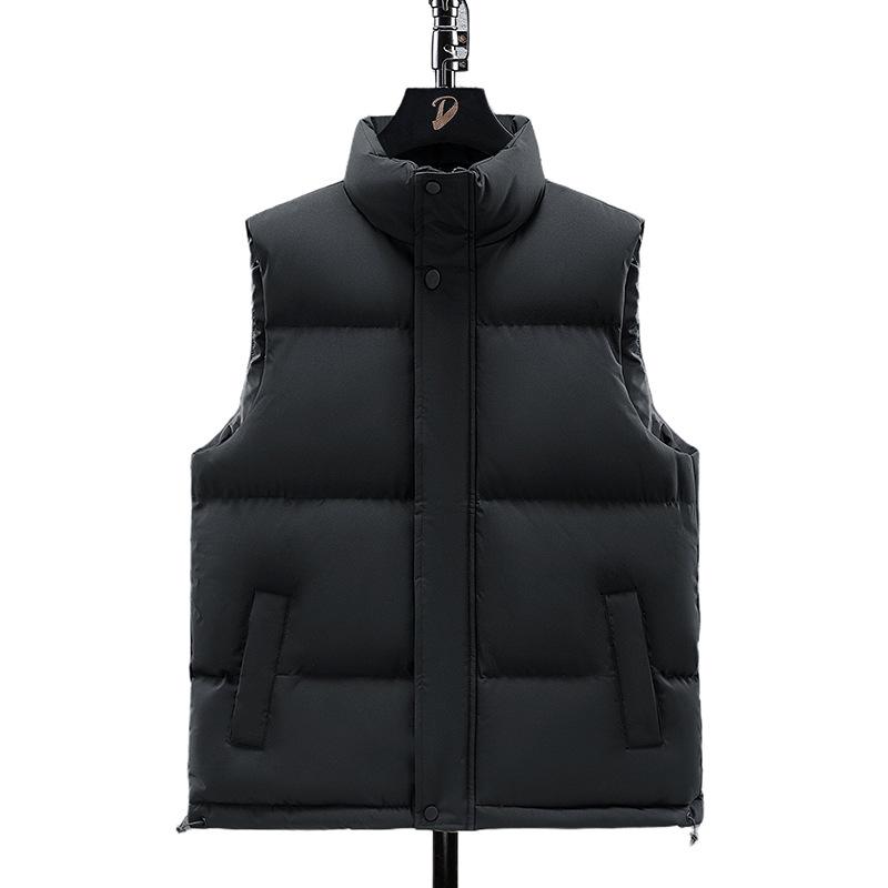 Stor väst för höst och vinter, cool och trendig, med varma axlar och sportig personlighet, moderiktig väst