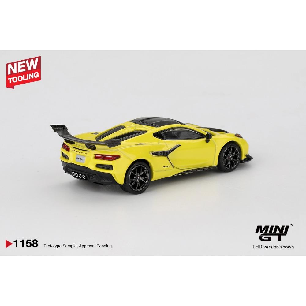 PreSale MINIGT 1/64 Diecast Model Car Chevrolet Corvette ZR1 Accelerate Blister Packaging High Performance Model Collection