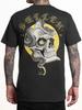 Sullen Men's Haubrick Skull Short Sleeve Premium T-shirt Snake Tattoo Style Tee