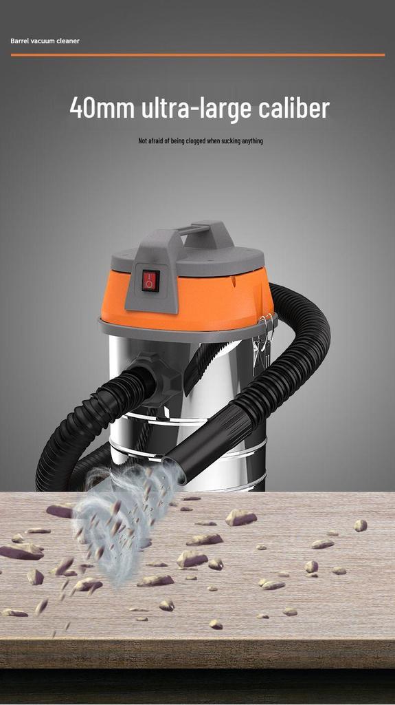 GUTSEN Dual-Use High Suction Wet/Dry Industrial Vacuum Cleaner for Heavy-Duty and Car Cleaning