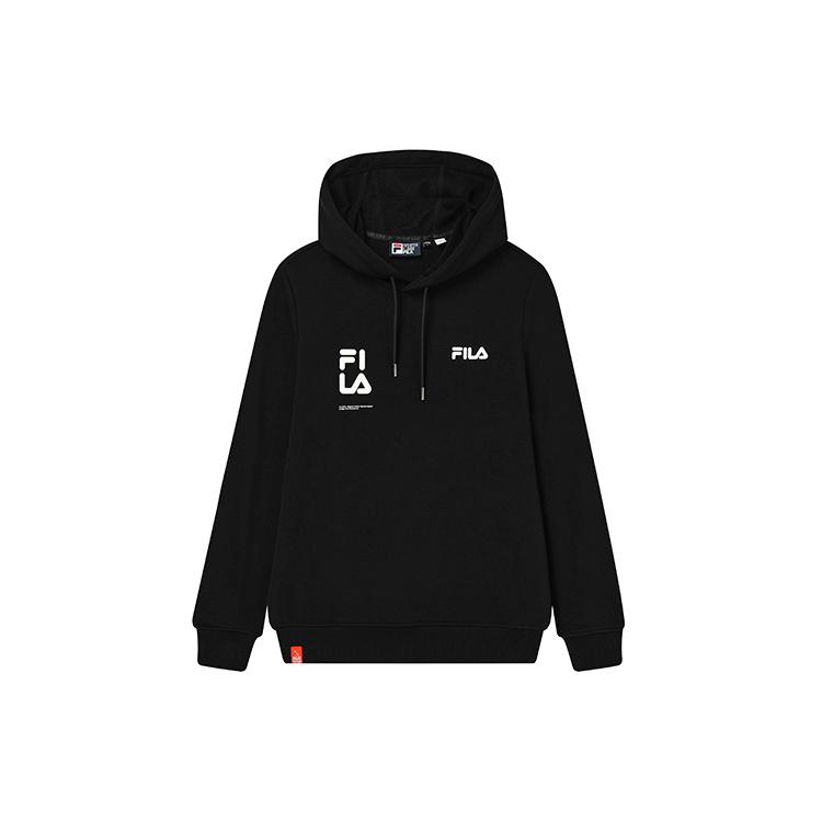 New FILA Sweatshirts Men's Jet Black F11M249203F-BK