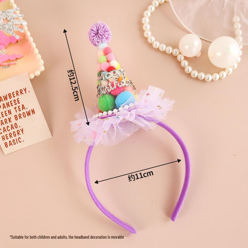 2025 Birthday Hat for Kids & Adults - First Birthday Party, Photo Props, Cake Hat