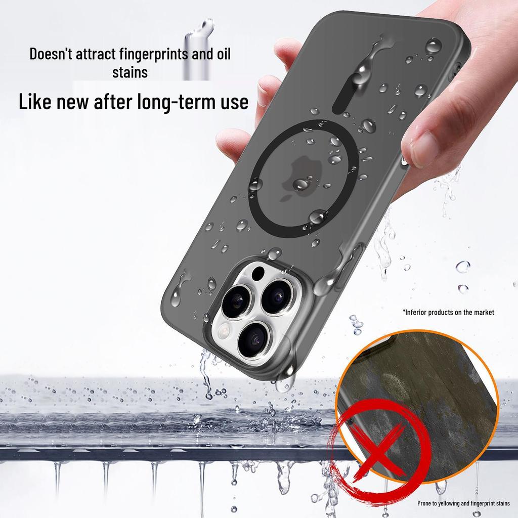 IPhone 17 Pro Max Matný ledový opar Magnetický ultratenký nárazuvzdorný kryt