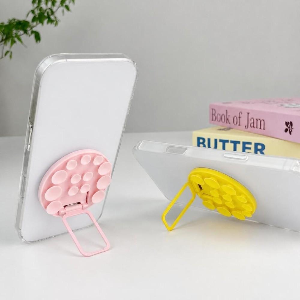 Silicone Suction Pad Phone Stand Foldable Phone Mount Smartphone Accessory