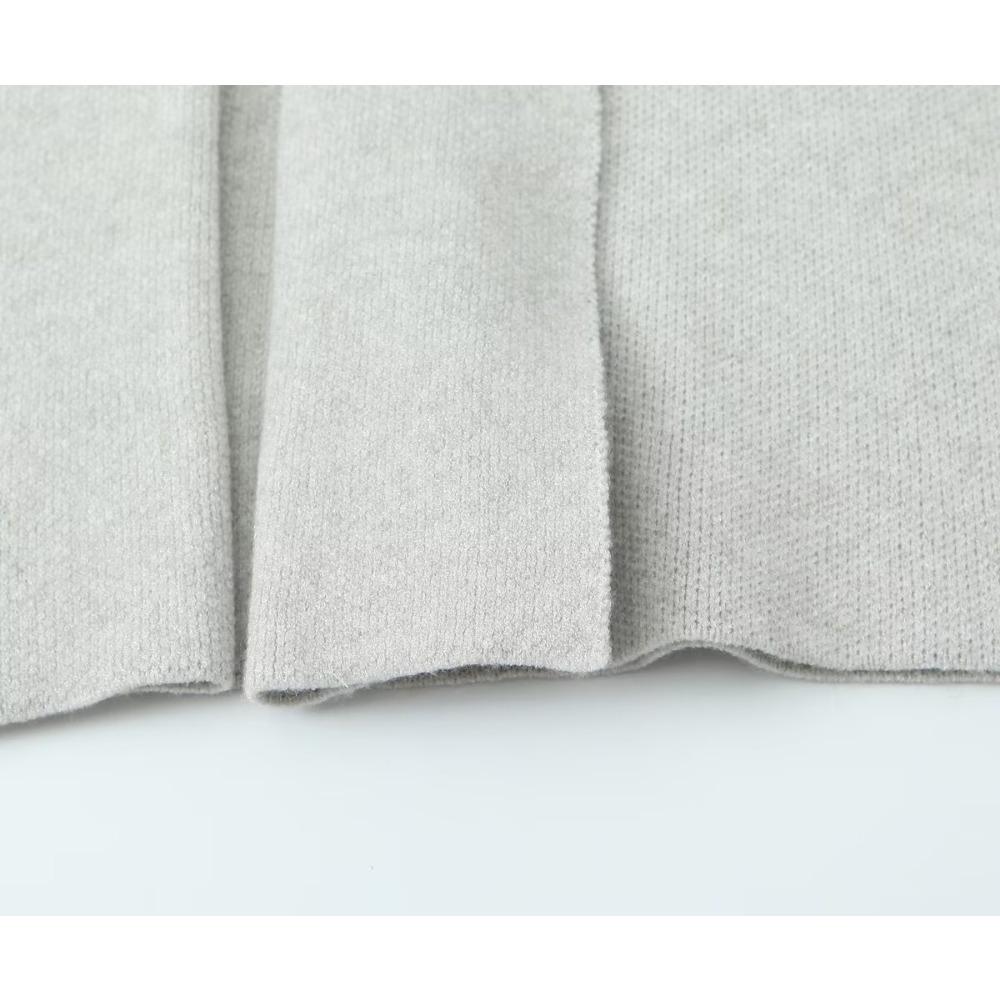 GMXIA Damen Vintage Casual Solid Color Print Herbst Winter Langarm POLO Neck Jacken & Mäntel