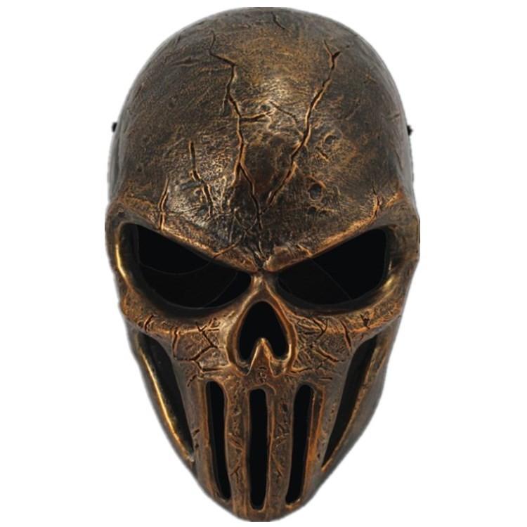 Stunning Resin Skull Mask For Halloween Festivities And Scary Costume Role Play