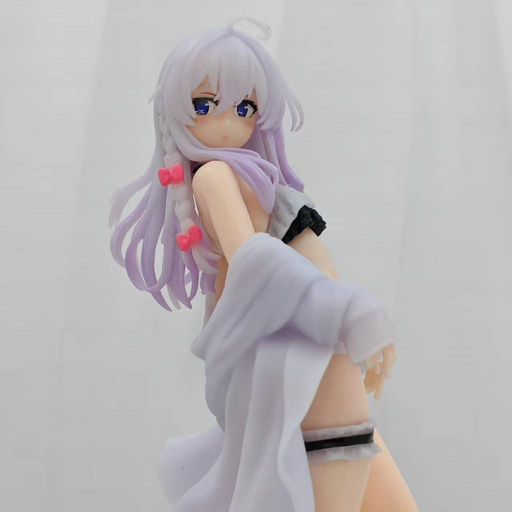 19cm Kawaii The Journey Elaina Sexy Cute Swimwear Figure Desktop Decoration Ornament Action Model Toys Gifts PVC of Kid Friendly Entertaining Fun Play
