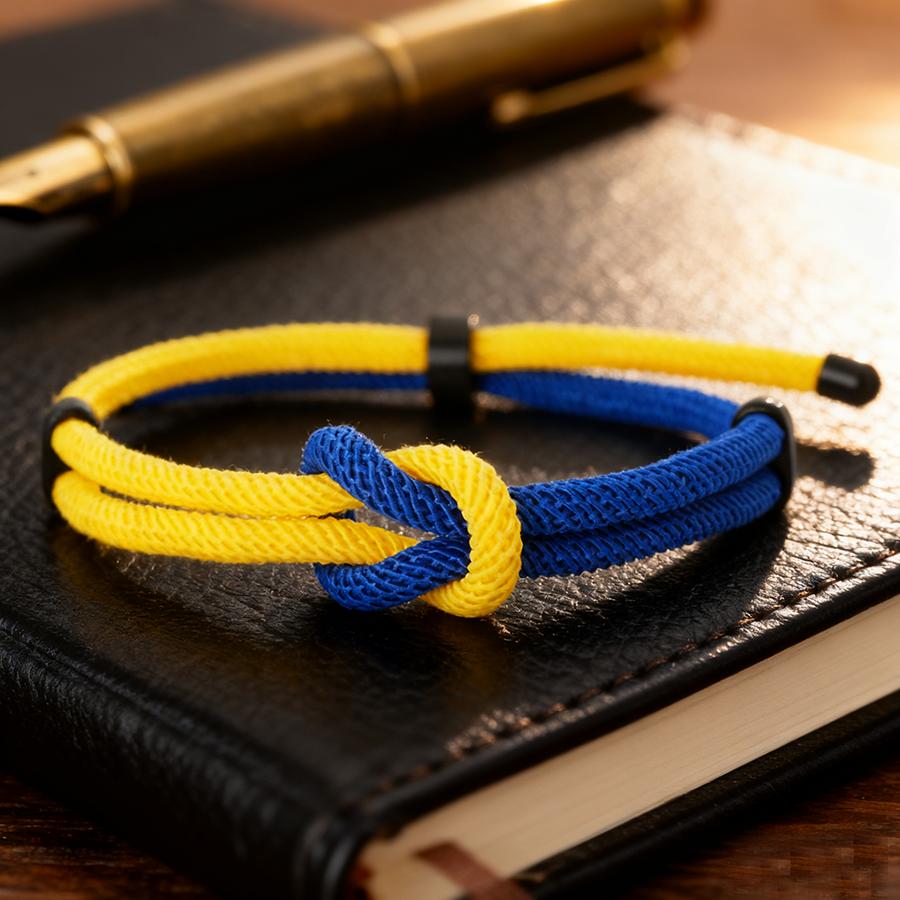 Handmade Advanced Men Wrist Accessories Bracelet 4mm String Classic Contrasting Color Design Charm Braclet Adjustable Unfading