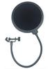 Large Diameter Double Layer Microphone Pop Filter Windproof Shield