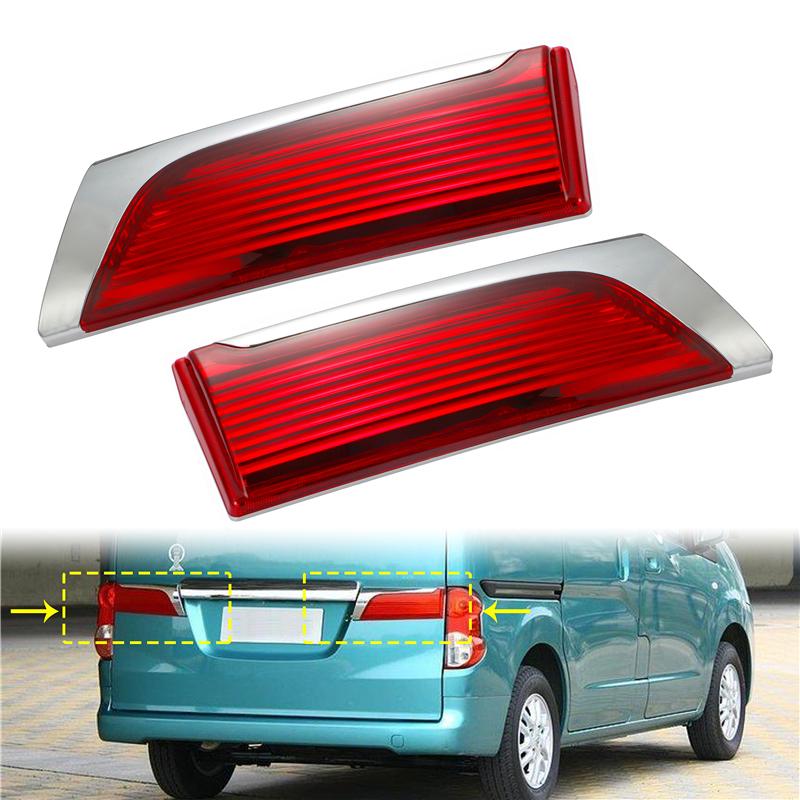 1Pair For Nissan NV200 Car Left&Right Rear Reflector Brake Light TailLight Cap Rear Lights Cover Car Exterior Accessories 1 pair