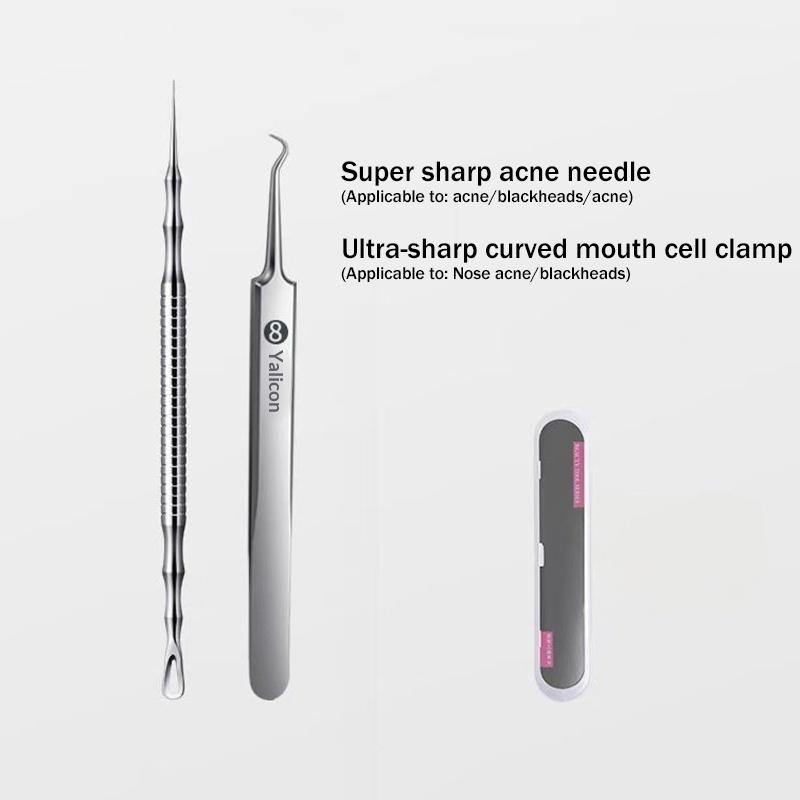 New Acne Blackhead Removal Needles Pimples Blackhead Clip Tweezers Beauty Artifact Blemish Extractor Remover Needle Tool