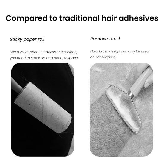 Dog Hair Shaver Double-Sided Pet Hair Removal Glove Breathable Mesh Pet Grooming Glove Anti-static Pet Hair Glove
