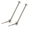 MJX Hyper Go 10208 2pcs Metal Drive Shaft CVD Driveshaft Upgrade Parts for 1/10 RC Car 10410B Accessories
