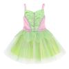 Princess Fairy Costume, Tinker Bell Elf Green Butterfly Wings Accessories, Size M for 7-8 Years, Cosplay Outfit