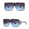 MePanda Unisex Large Square Frame Metal Outdoor Travel Fashion sunglasses,UV400
