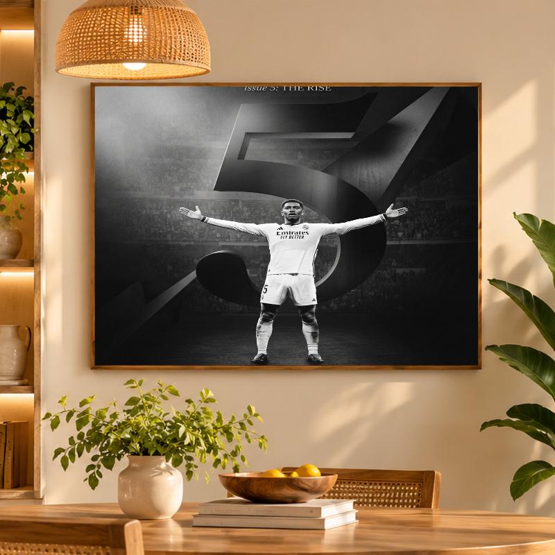 5D Diamond Painting Jude Bellingham DIY Full Drill Diamond Art Kit Home Decoration