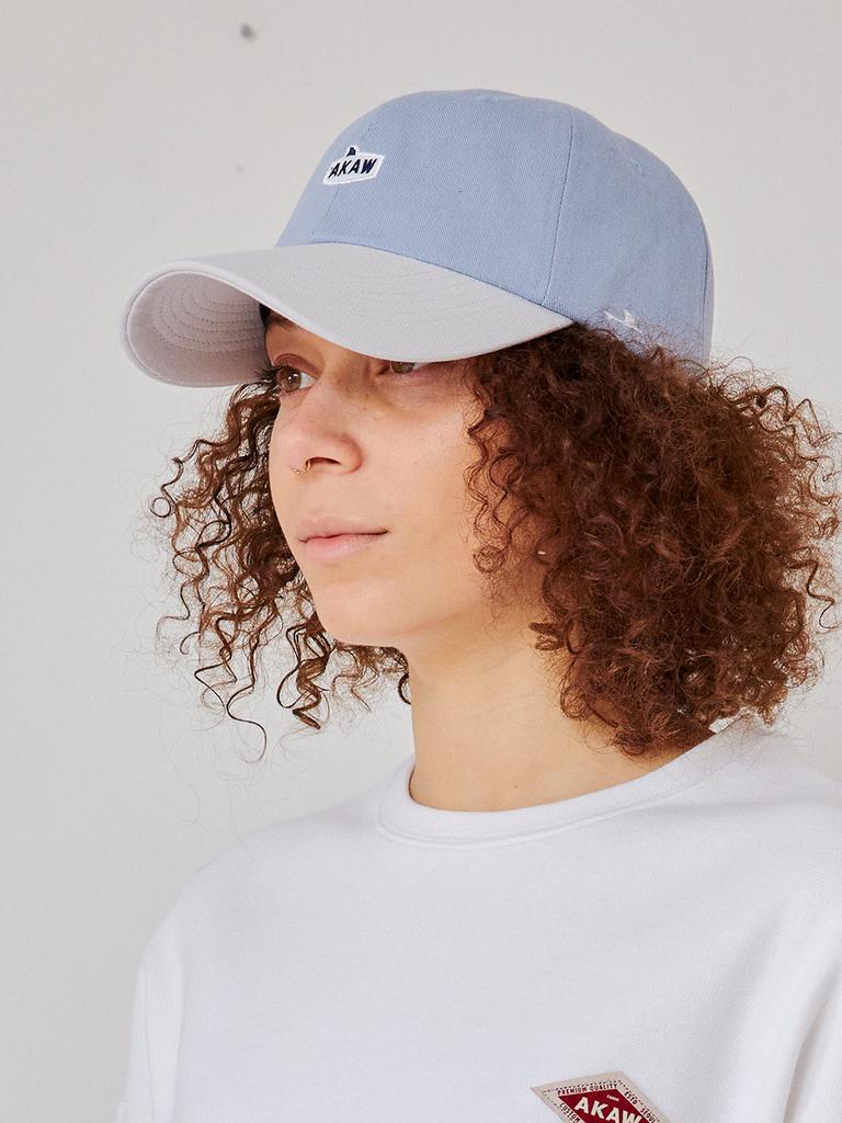 Akau Oversized Two-Tone Ball Cap (Sky Blue)