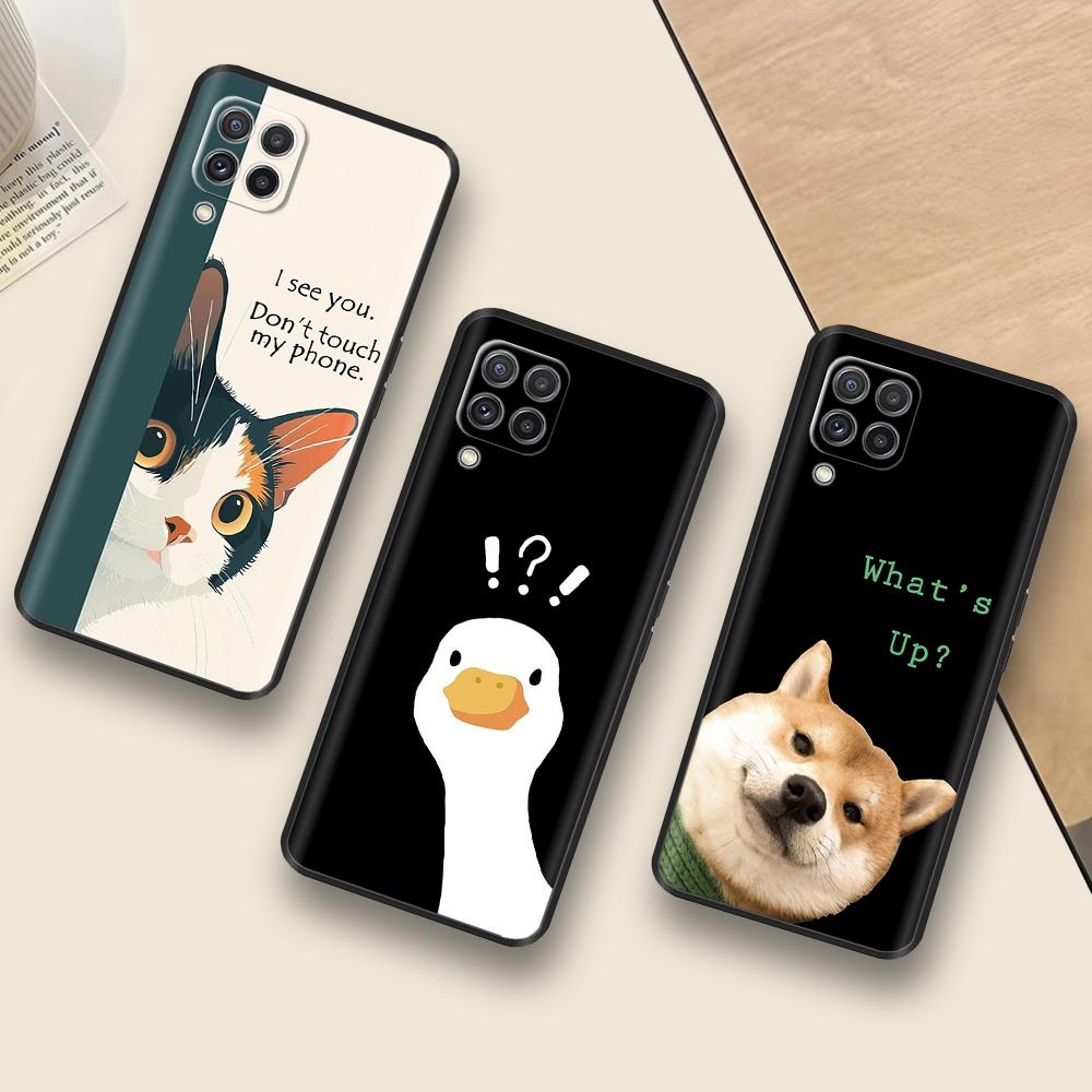 Phone Case For Samsung M22 Case Soft TPU Silicone Anti Drop Back Cover Housing For Samsung Galaxy M32 M 22 M 32 Fundas Shells