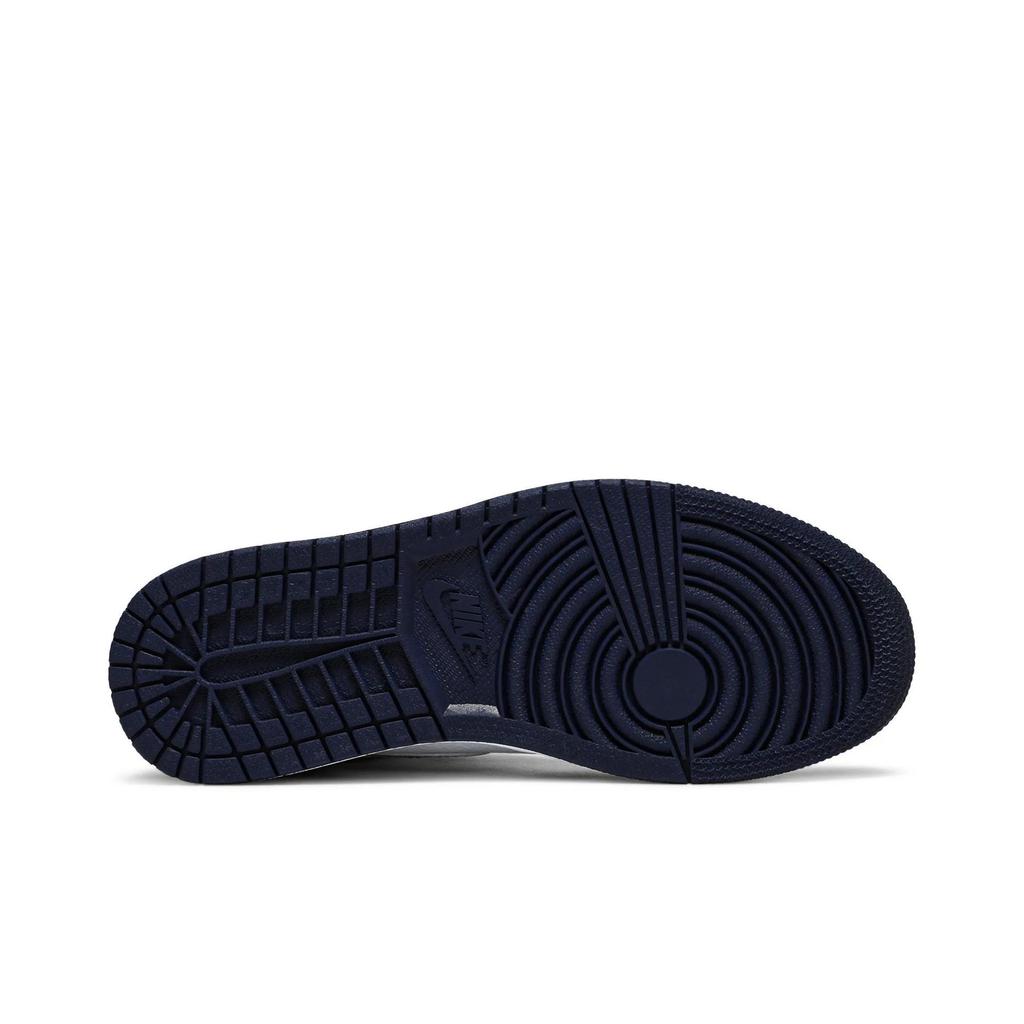 Air Jordan 1 Retro High CO.JP 'Midnight Navy' 2020 (Unisex) White / Midnight Navy / Metallic Silver Vintage Basketball Shoes DC1788 100