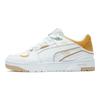 Puma Slipstream Bball Versatile Comfortable Durable Low-Top Sneakers Unisex Sneakers White Yellow 393266-05
