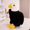 25/35cm Lebensechte Amerikanische Uhu Plüschtiere Weiche Stofftiere Realitätsnahe Vogelpuppen für Jungen Mädchen Geburtstagsgeschenk Heimdekoration