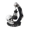 JYL TS/177,Halloween Garden Skeleton Zombie Lantern Stake Witch Bat Pumpkin Spider Ghost Figurine