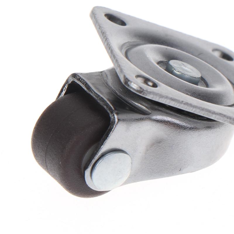4Pcs Universal Wheel Furniture Caster Soft Rubber 360 Degree Rotation Heavy Duty Casters For Trash Storage Boxes