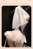 Qian Bei Elegant Lingerie: Sexy Lace Wedding Dress Pajamas, See-through Temptation Robe, Bridal Uniform.