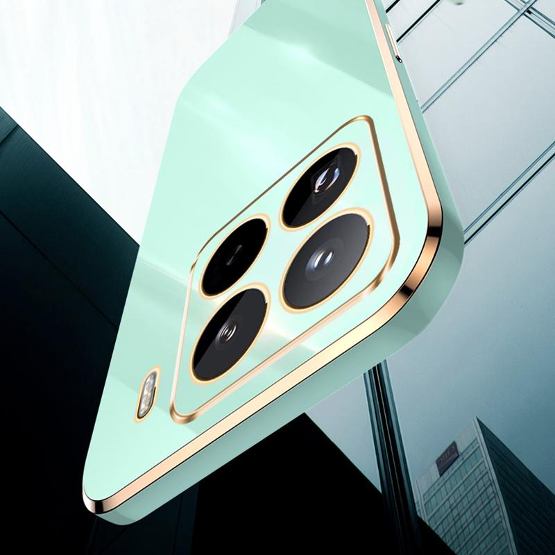 XINLI For Xiaomi 15 Pro Case TPU Phone Cover with Electroplating Frame