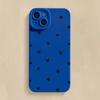 For iPhone 16 14 15 13 12 11 Pro Max X XR XS 7 8 15 16 Plus SE 2020 Shockproof Silicone Soft Black Love Heart Phone CaseCover