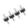 4pcs M6 Rubber Mounts Male Anti Vibration Silentblock Car Boat Bobbins (VV20*10 M6*18)