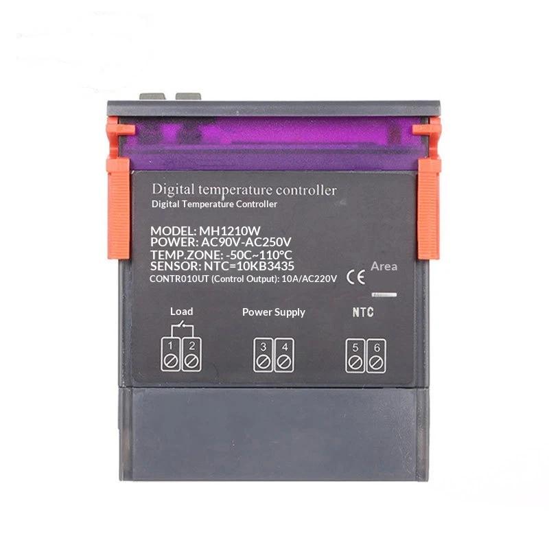 Dual Digital Thermostat Temperature Humidity Control 1210W Thermometer Hygrometer Incubator Controller 220V 12V 24V