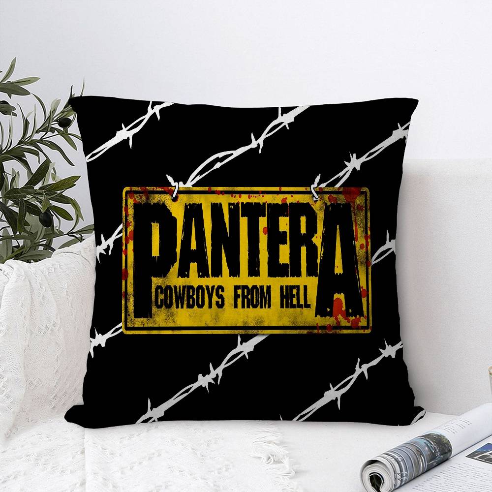 

P-Pantera Персонализированная наволочка от пыли для подушки Спальня Детская вечеринка Украшение Наволочка День рождения Детский подарок 12x12Inch