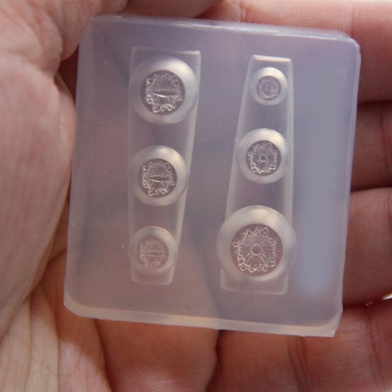 Reusable Nail Casting Mold Nail Charm Silicone Mold Halloween Themed Stereoscopic Carving Nail Art Jewelry Tool