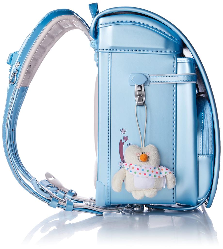 Fuwarii 2022 Fuwarii School Backpack with Crown Pearl A4 Size Dress-Up Girls' Set, Sky,