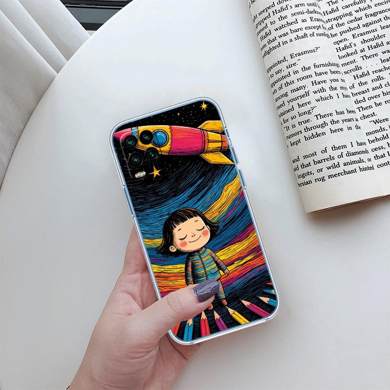 

BH42 Space Moon Astronaut Phone Case for LG K22 K30 K40 K40S K41 K42 K50 K50S K51 K51S K52 K61 K62 K71 K92 Q60 Q61 V40 V50 V60 LG K41S