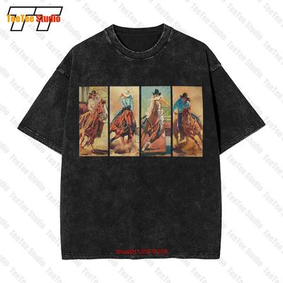 Horse Be Strong Brave Humble Badass Everyday Vintage Oversized TShirt UGBS