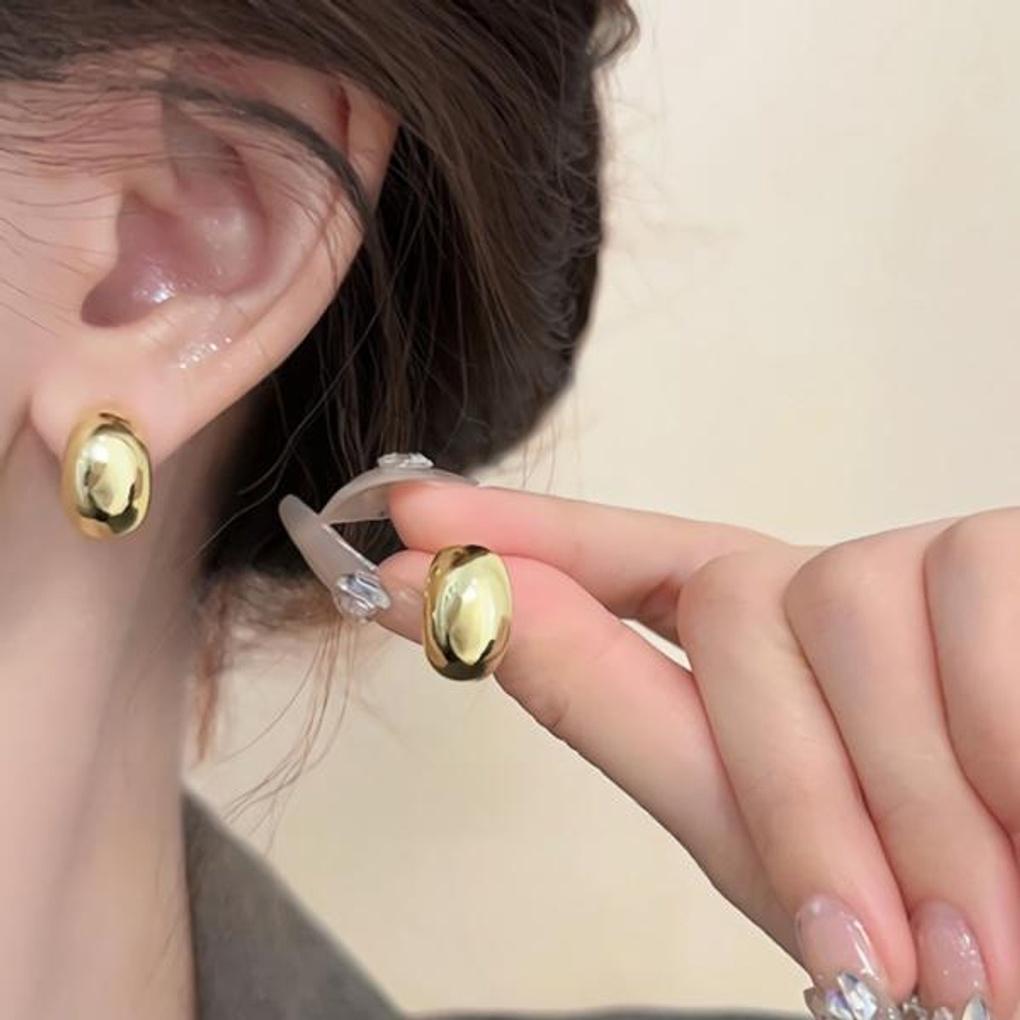 Women's Daily Accessory Sari Volume Bean Earrings