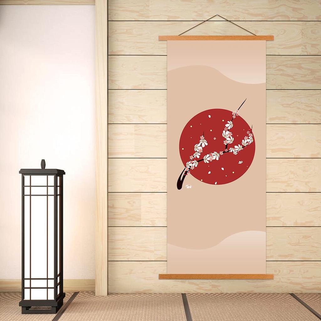 Benjia Tapestry Rod Magnet Natural Wood B0 Poster Frame Width 140cm Tenugui Poster Hanger Furoshiki Noren Rod Namie Amuro Wall Hanging Poster Interior