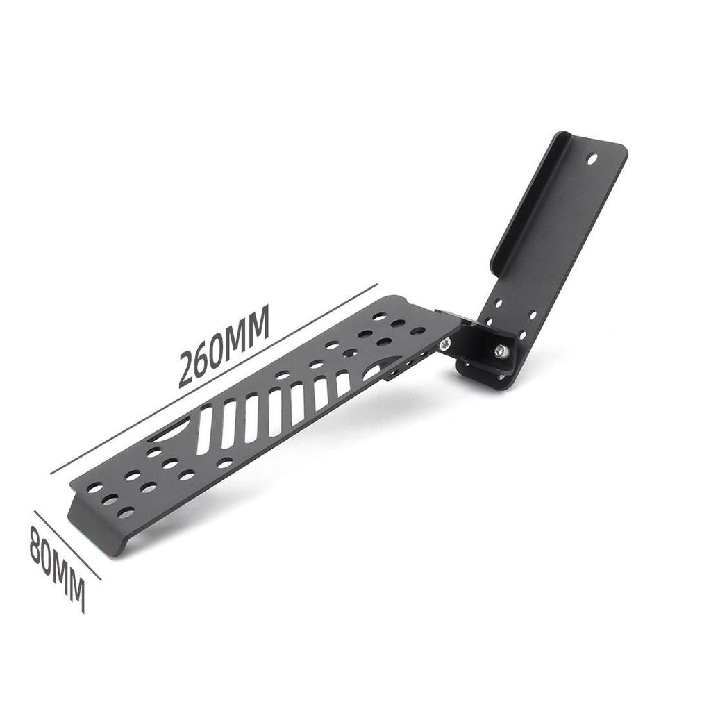 JL Wrangler Left Foot Rest Pedal: Metal Interior Foot Fatigue Relief