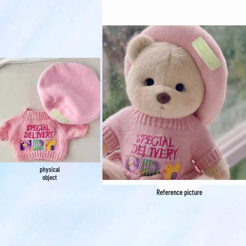 

Adorable Online Celebrity Jointed Teddy Bear Plush Doll - Perfect Small Gift for Girls and Kids 30cm