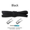 Elastic Laces Sneakers Magnetic Shoelaces Without ties 8mm Flat  Rubber Shoelace Tennis No Tie Shoe laces Shoes Accessories