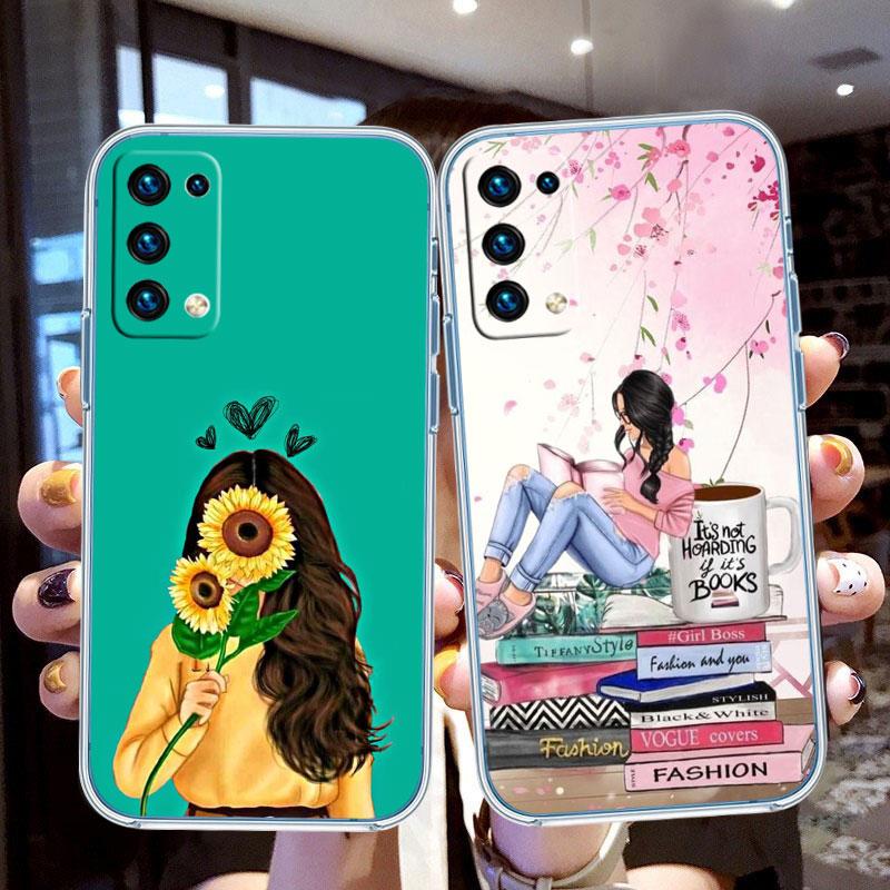 IK36 Girl Coffee Book Ästhetische Hülle für Motorola E13 E15 E20 E22 E22I E22S E30 E32 E40 E7 E7I G Plus Power Play Stylus G22 G14