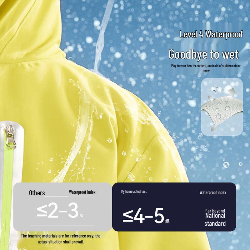 ASK JUNIOR Four-Level Waterproof Hooded Kids Down Jacket 160