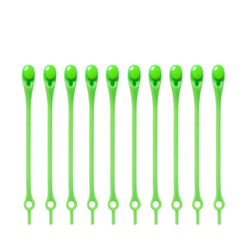 Men's And Women's Silicone Elastic Color Shoelaces 12pc